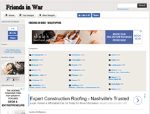 Tablet Screenshot of friendsinwar.com